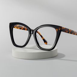 Kira Black Butterfly Glasses0