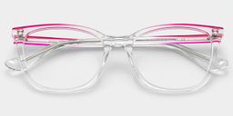 Margaret Clear Cat eye Glasses2