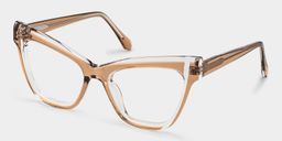 Saucie Brown Cat eye Glasses3