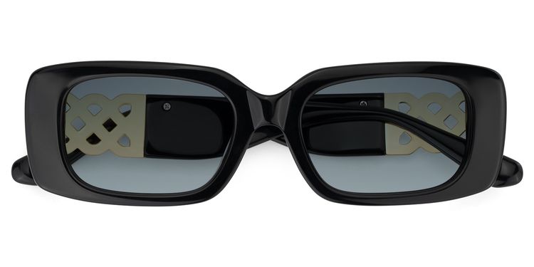 Jonas Black Rectangle Sunglasses