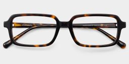 Danielle Tortoise Rectangle Glasses2
