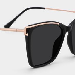 Krystle Black Square Sunglasses4
