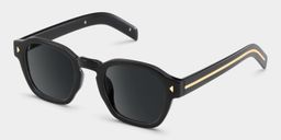 Leilani Black Rectangle Sunglasses2