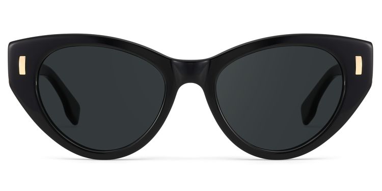 Azura Black Cat eye Sunglasses