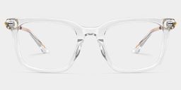 Reese Clear Square Glasses0
