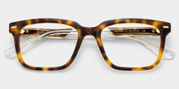 George Tortoise Rectangle Glasses2