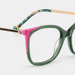 Nico Green Square Glasses5