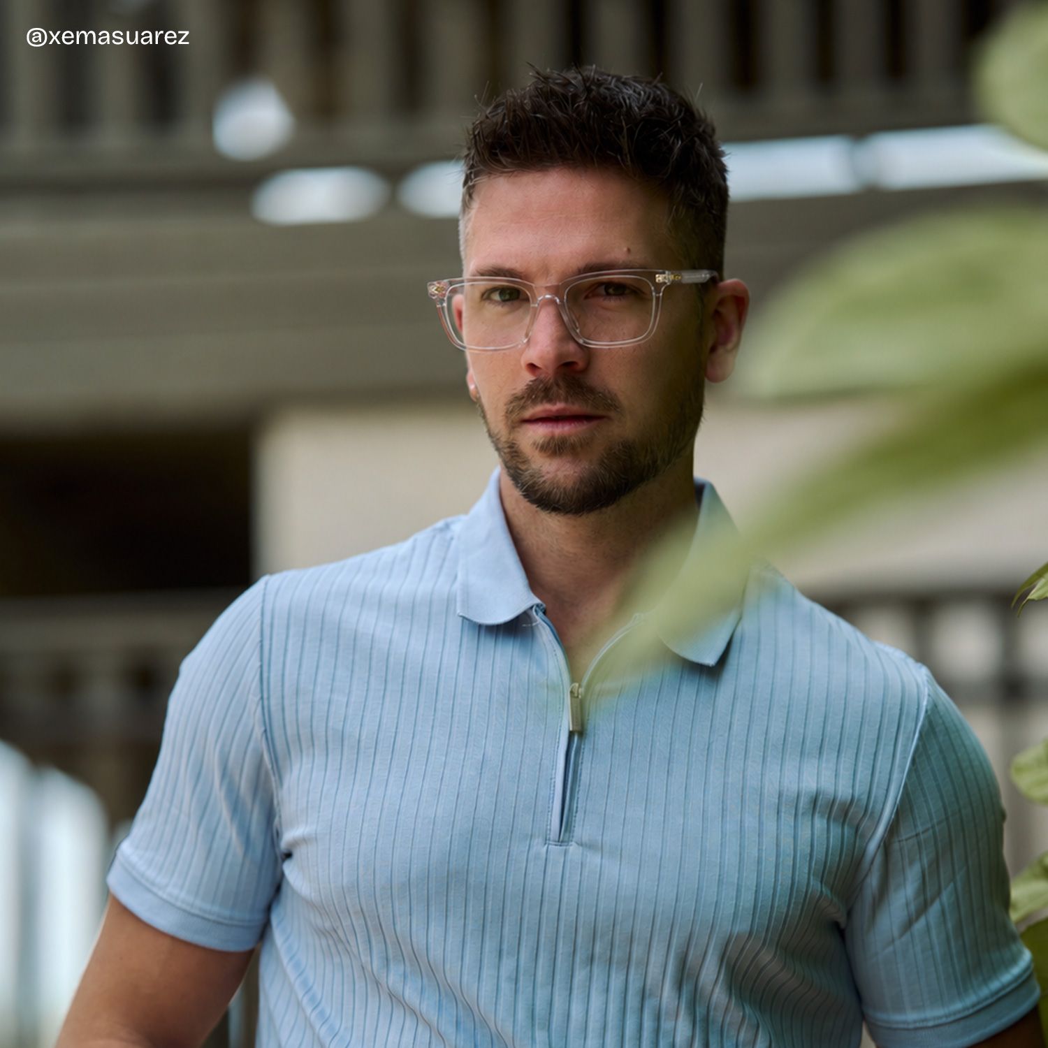 Contreras Square Clear TR90 Frame Glasses | ZEELOOL5