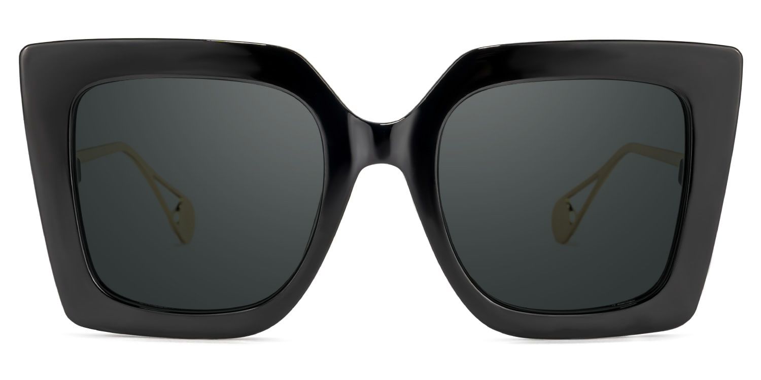Qatar Black Square Sunglasses to Frame Your Face | ZEELOOL0