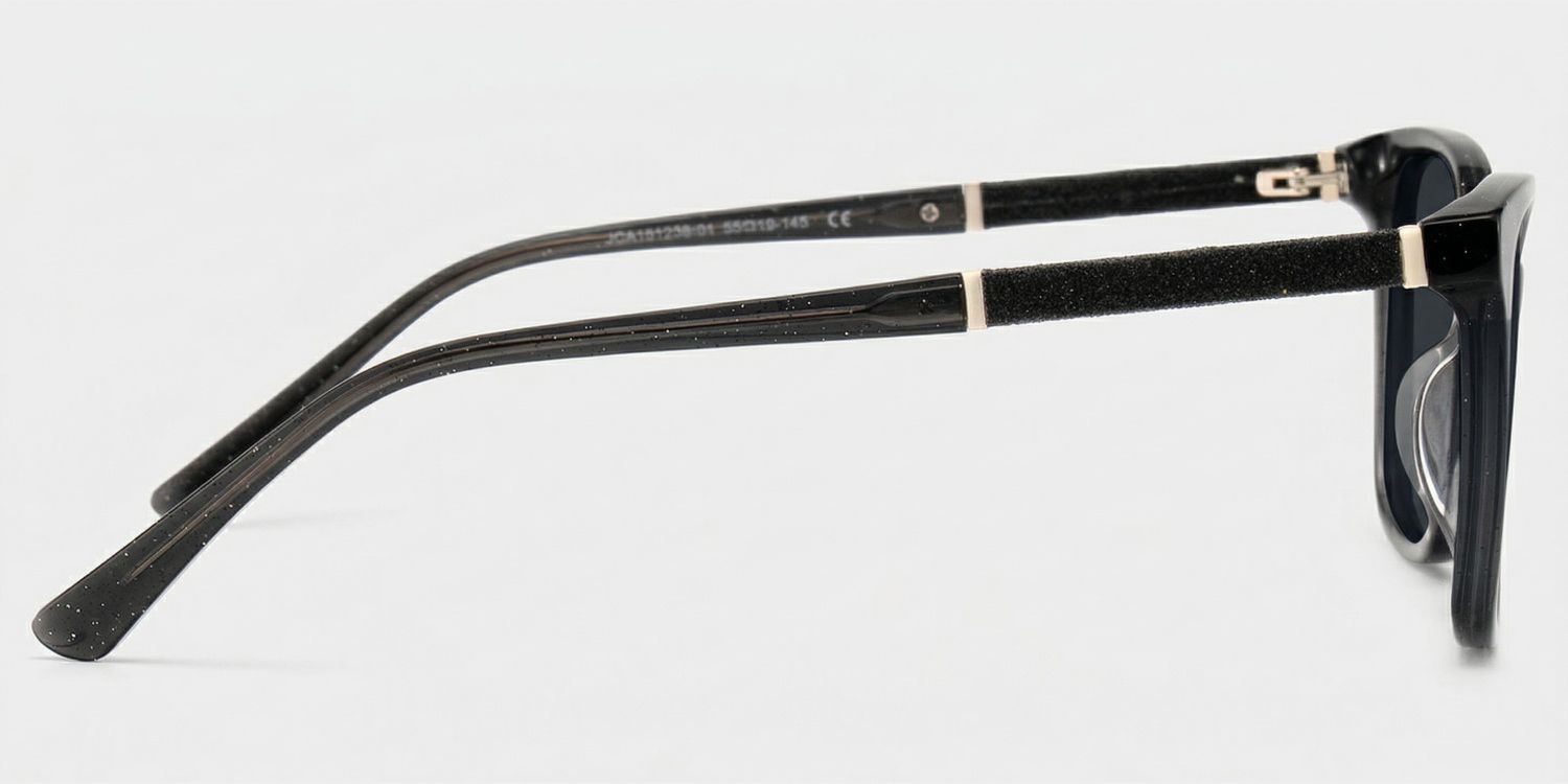 Finnian Acetate Black Butterfly Frame Sunglasses | ZEELOOL3