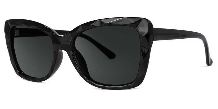 Wendell Black Cat eye Sunglasses
