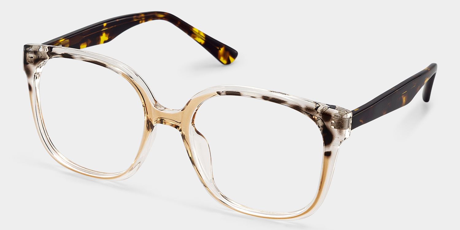 Square Siner Beige Glasses deals -Zeelool Glasses4