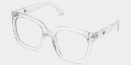 Ebony Clear Square Glasses4