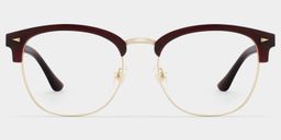 Lasha Red Browline Glasses1