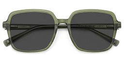Ember Green Square Sunglasses1
