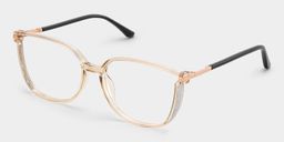 Annalisa Beige Square Glasses3