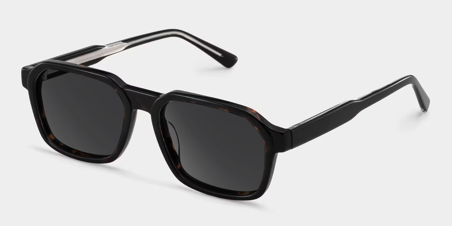 Arden Tortoise Rectangle Sunglasses to Frame Your Face | ZEELOOL2