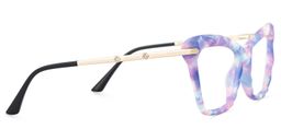 Juliet Purple Rectangle Glasses4