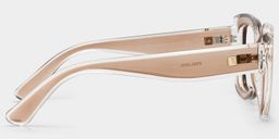 Rosie Clear Brown Butterfly Glasses4