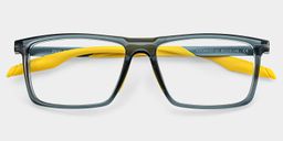 Active Blue Yellow Rectangle Glasses2