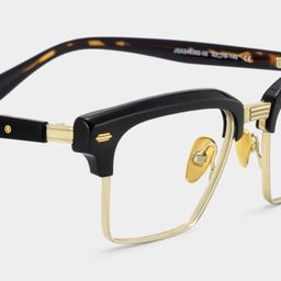 Landon Gold Browline Glasses5