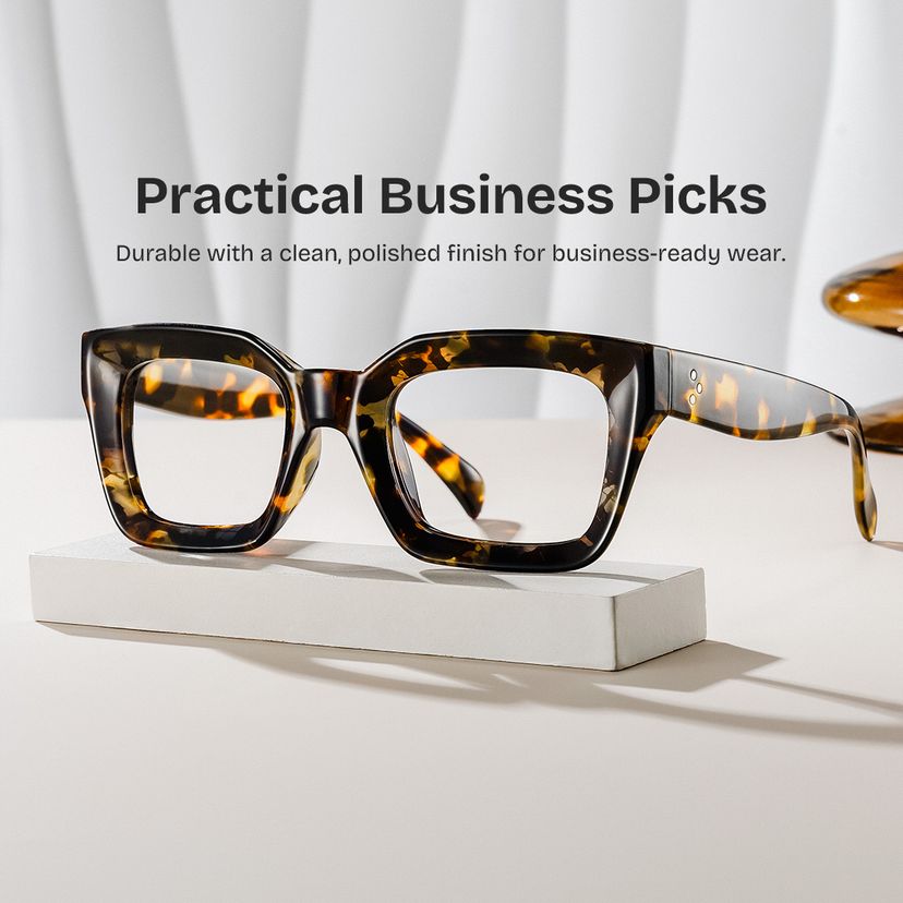 Nevaeh Tortoise Square Glasses