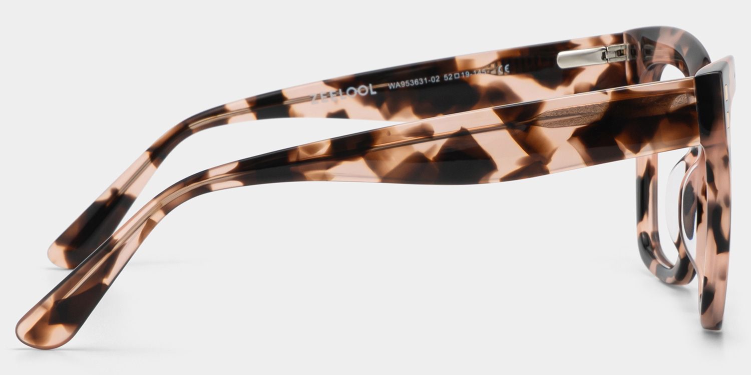 Minguela Square Cheetah Print Tortoise Glasses for Women | ZEELOOL5