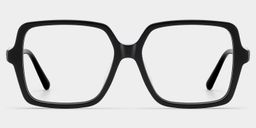 Elena Black Square Glasses1
