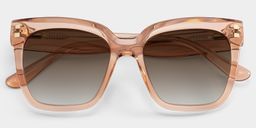 Minguela Beige Square Sunglasses1