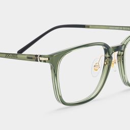 Lily Green Rectangle Glasses5