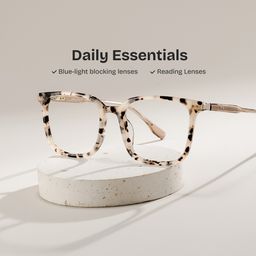 Zoe Tortoise Square Glasses2