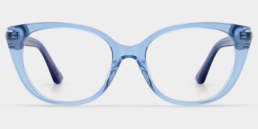 Charlotte Blue Cat eye Glasses