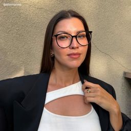 Chanty Black Round Glasses5