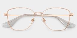 Skyler Rose Gold Butterfly Glasses2