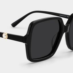 Elena Black Square Sunglasses4