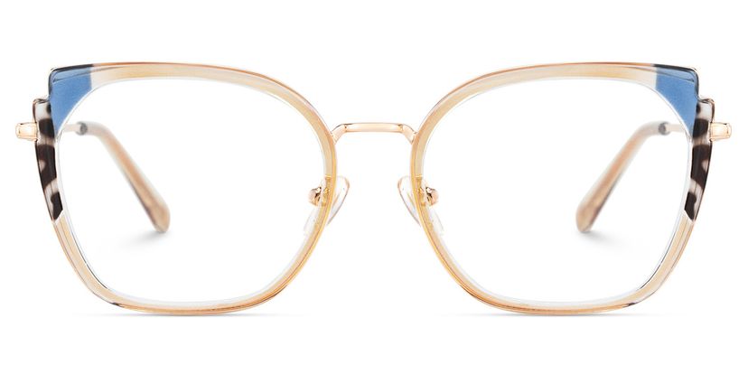 Murcia Beige Square Glasses