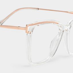 Krystle Clear Square Glasses7