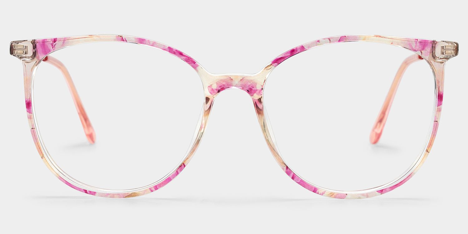 Chanty Petal Pink Round Mixed Glasses for Women | ZEELOOL1