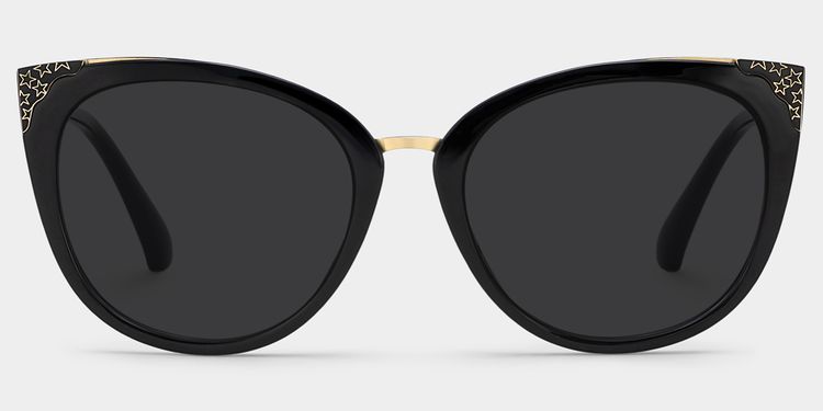 Dalton Black Cat eye Sunglasses