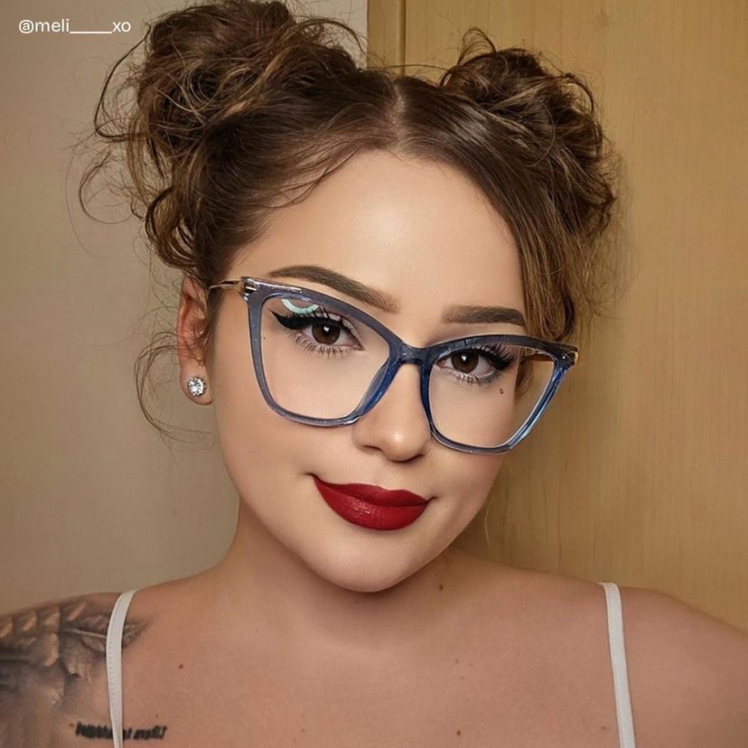 Hilary Blue Butterfly Glasses