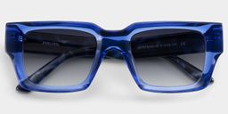 Orson Blue Rectangle Sunglasses1