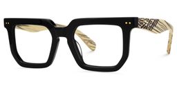 Shontay Black Square Glasses3