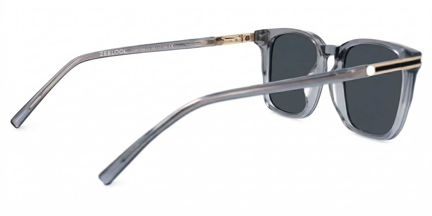 Kornelia Square Gray Frame Sunglasses Online Sale | ZEELOOL3