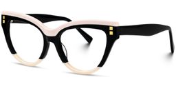 Cascata Black Cat eye Glasses1
