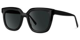 Lark Black Square Sunglasses2