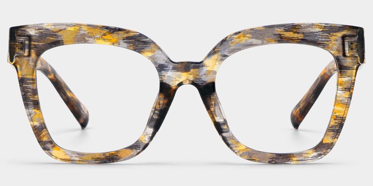 Malcolm Brown Square Glasses