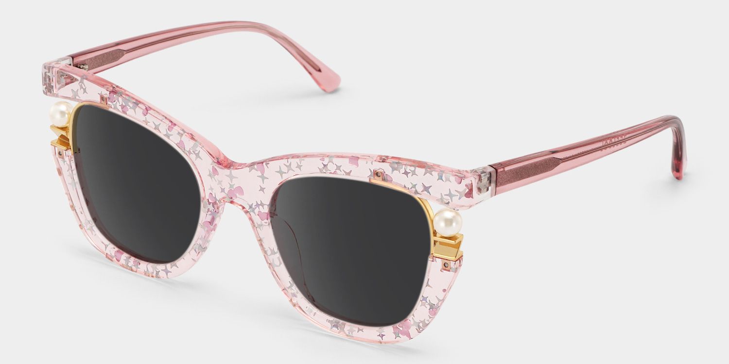 Pearl Pink Cat Eye Sunglasses to Frame Your Face | ZEELOOL2
