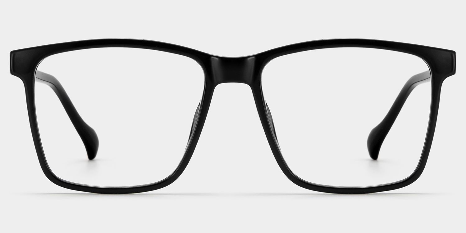 Burgos Square Black Glasses | Zeelool Glasses0