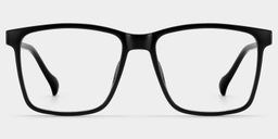 Burgos Black Square Glasses0