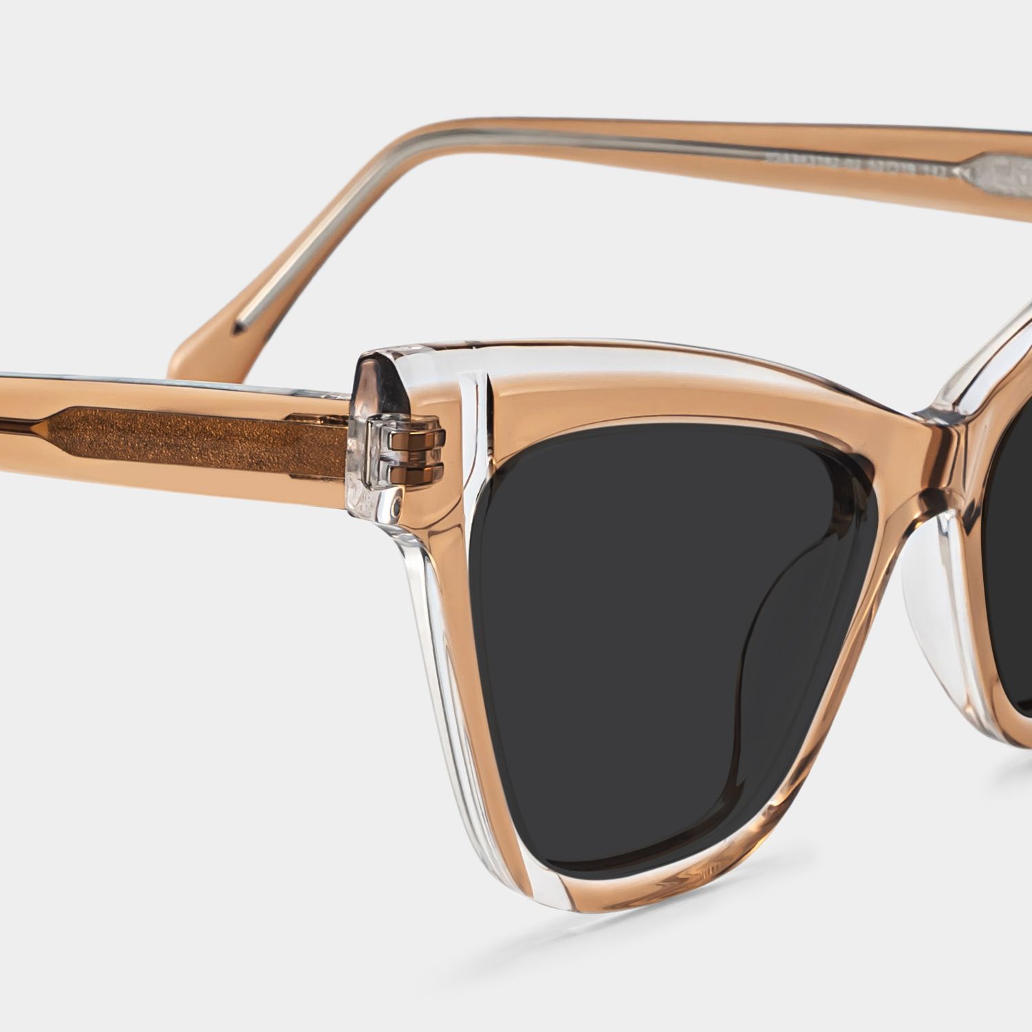 Saucie Cat Eye Brown Prescription Sunglasses | ZEELOOL4